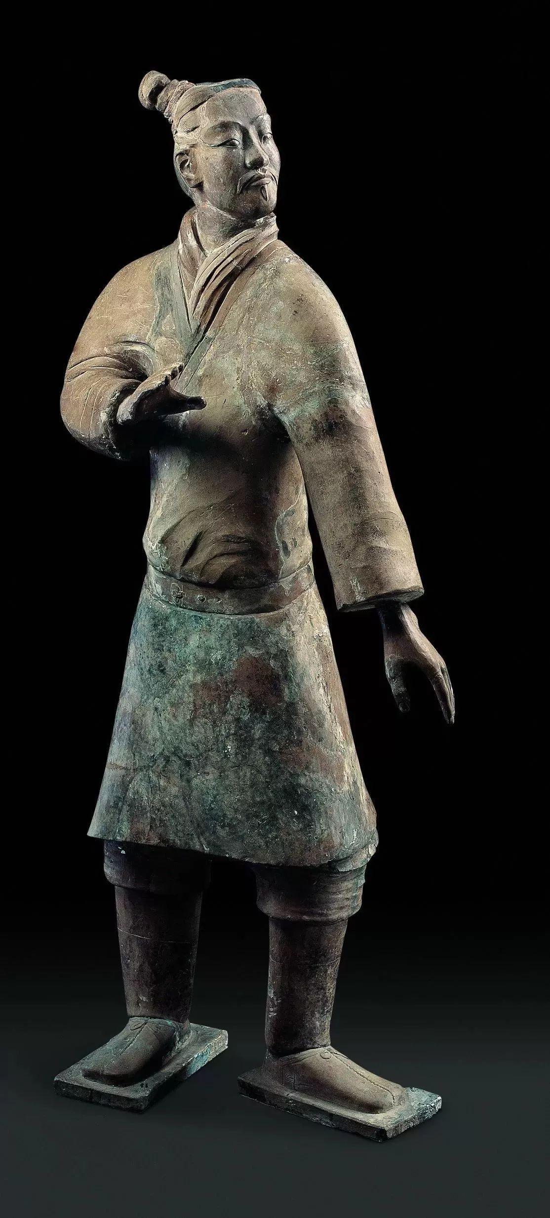 回顾兵马俑是活人烧制一尊兵马俑开裂真相水落石出