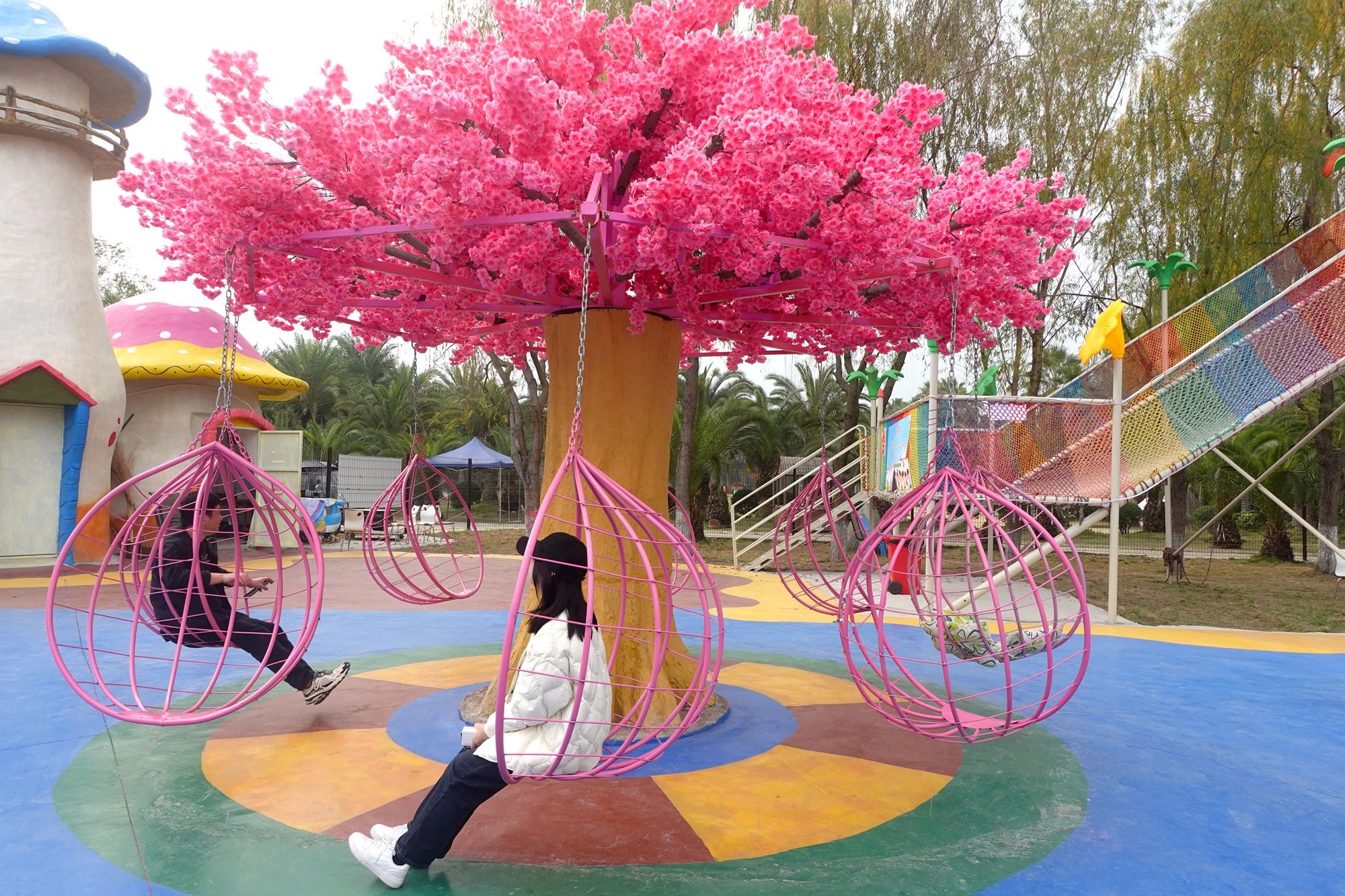 四川什邡花坞御景园,看浪漫樱花,闻早春气息,春游踏青的好去处