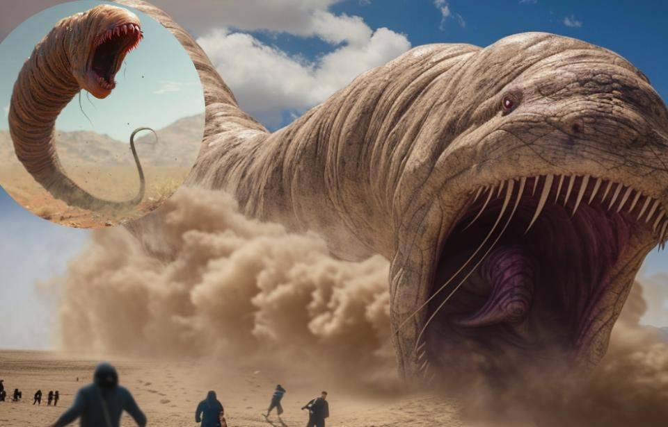 戈壁沙漠的传奇生物,蒙古死亡虫