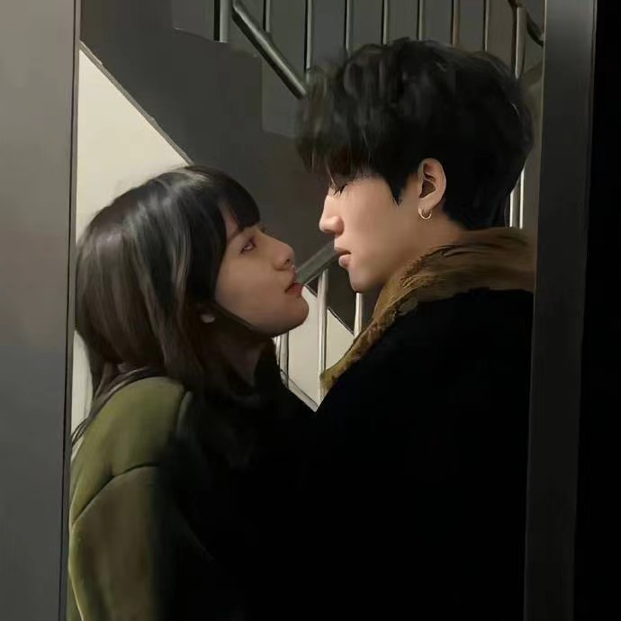 甜甜的wechat情侣头像