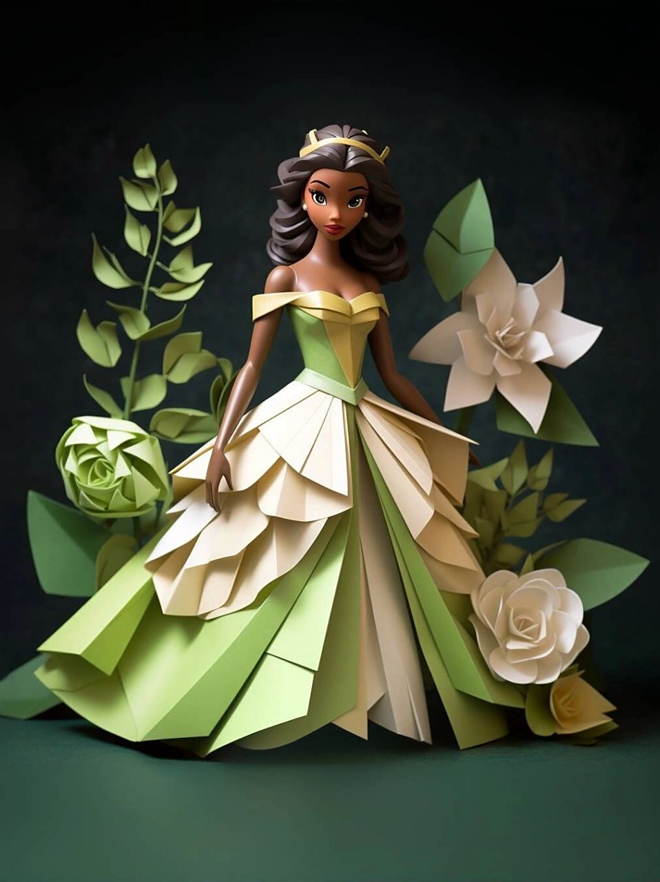 公主系列折纸来喽 给你家女孩学