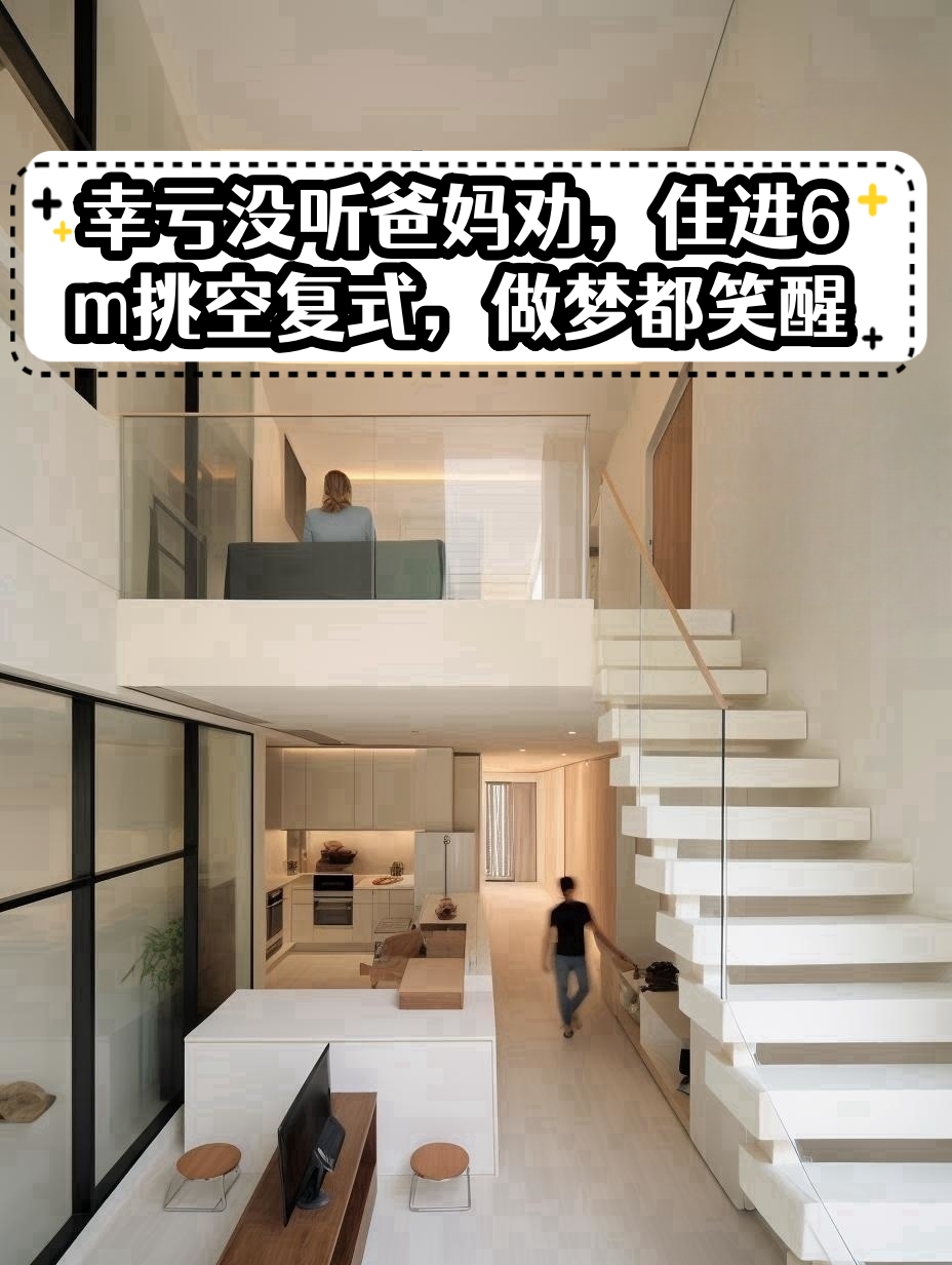 幸亏没听爸妈劝,住进6m挑空复式,做梦都笑醒