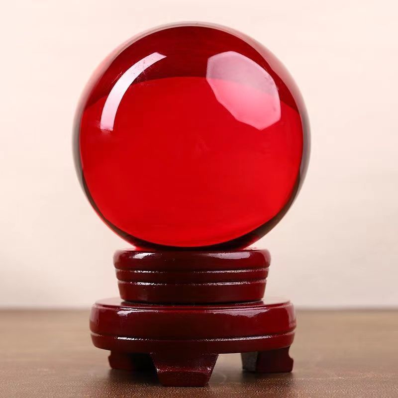 七彩水晶球摆件,集齐七种颜色,即可召唤好运龙年.