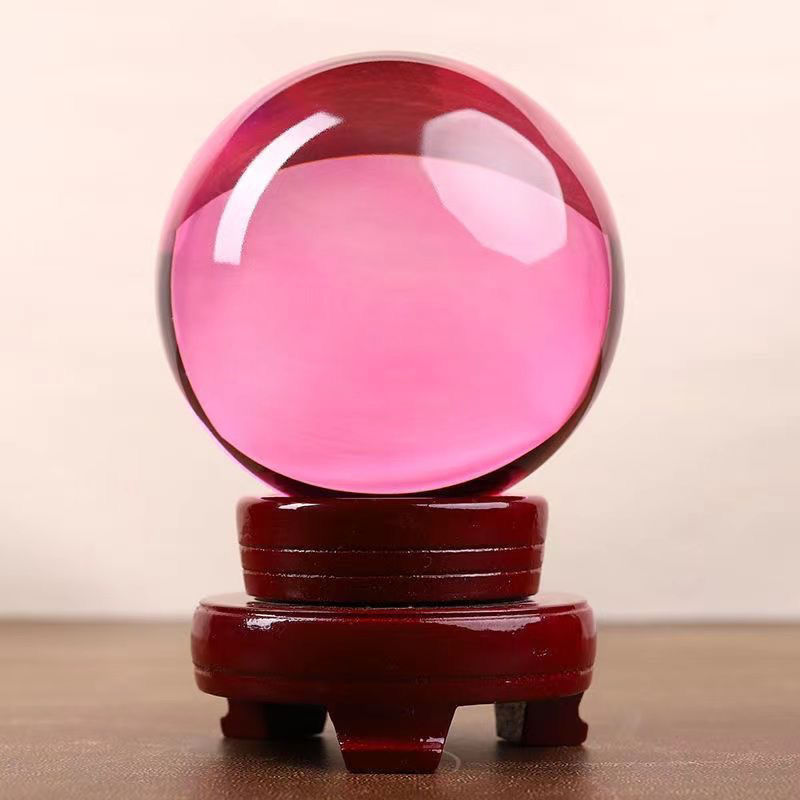 七彩水晶球摆件,集齐七种颜色,即可召唤好运龙年.