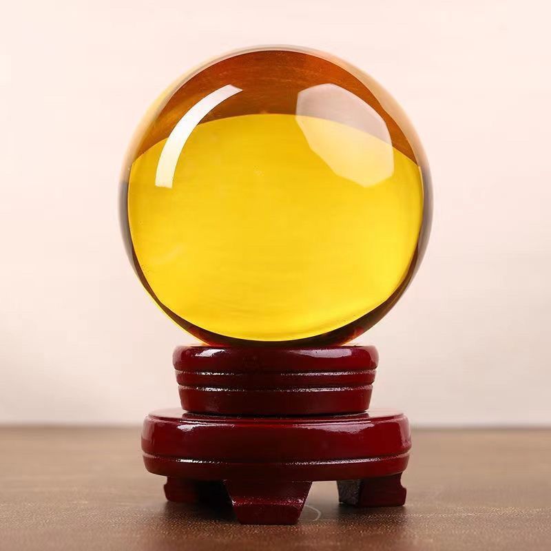 七彩水晶球摆件,集齐七种颜色,即可召唤好运龙年.