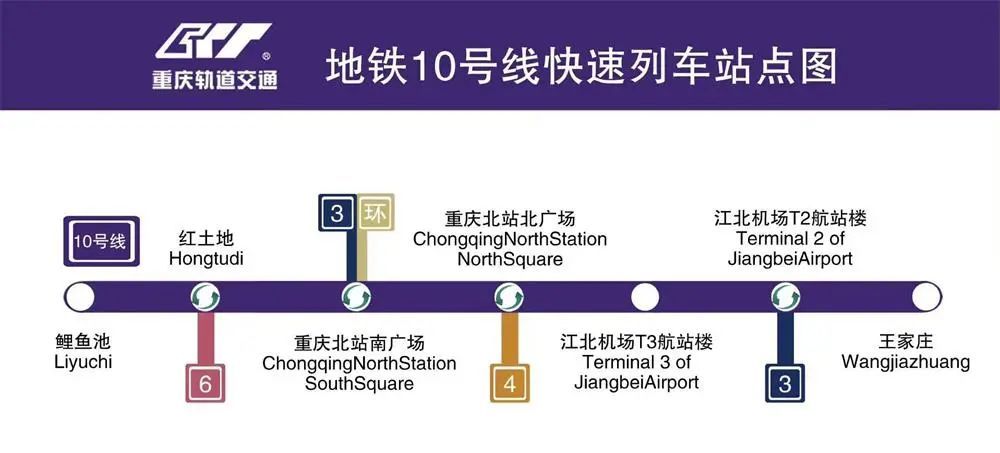 重庆10号地铁站线路图图片