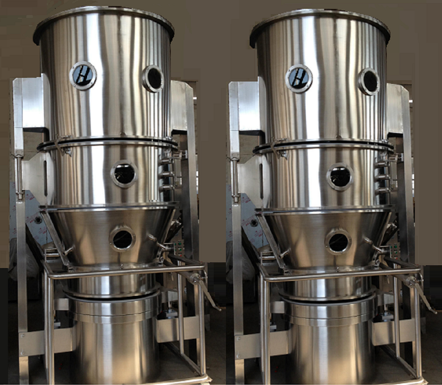 fl沸腾制粒干燥机,用于制药化工食品等原料的制粒及烘干同步完成