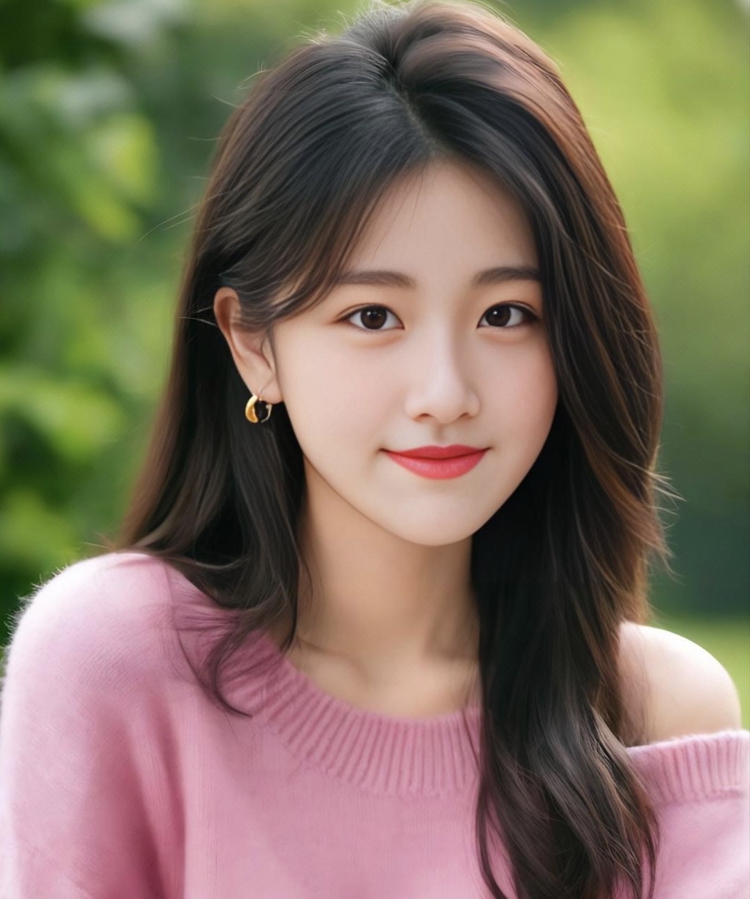 清纯少女的初春甜美风穿搭,美丽清纯形象展露无余 在早春的微风中,她