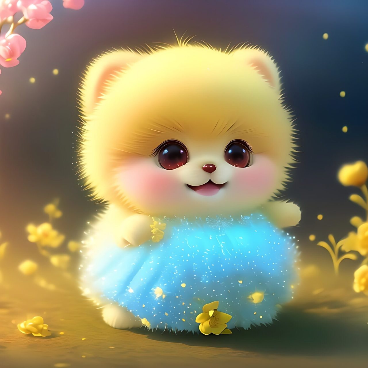 有趣表情:萌萌哒的小博美#有趣表情# #博美# #可爱