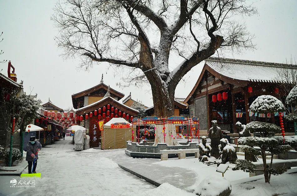 瑞雪兆丰年古秦州天水迎来龙年首场降雪