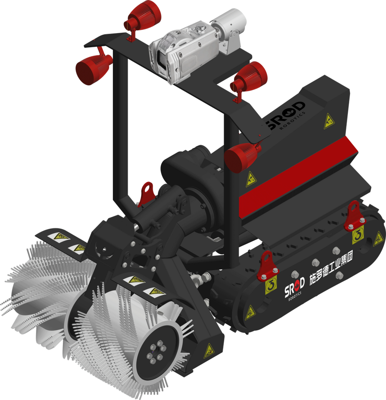 施罗德清淤机器人北京大展神威,带水作业精准解决河道疑难杂症!