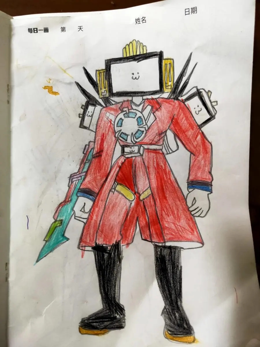 其实很简单,就是临摹本,练笔力,不过要注意的是,买他喜欢画的临摹本