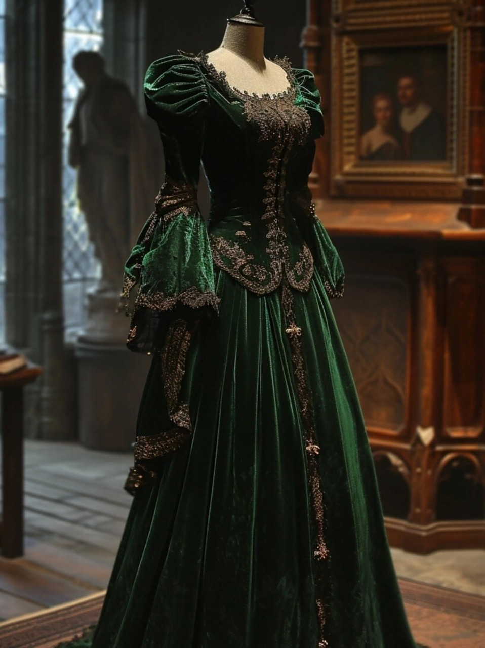 96穿上这件斯莱特林舞会礼服,仿佛置身于魔法的世界!