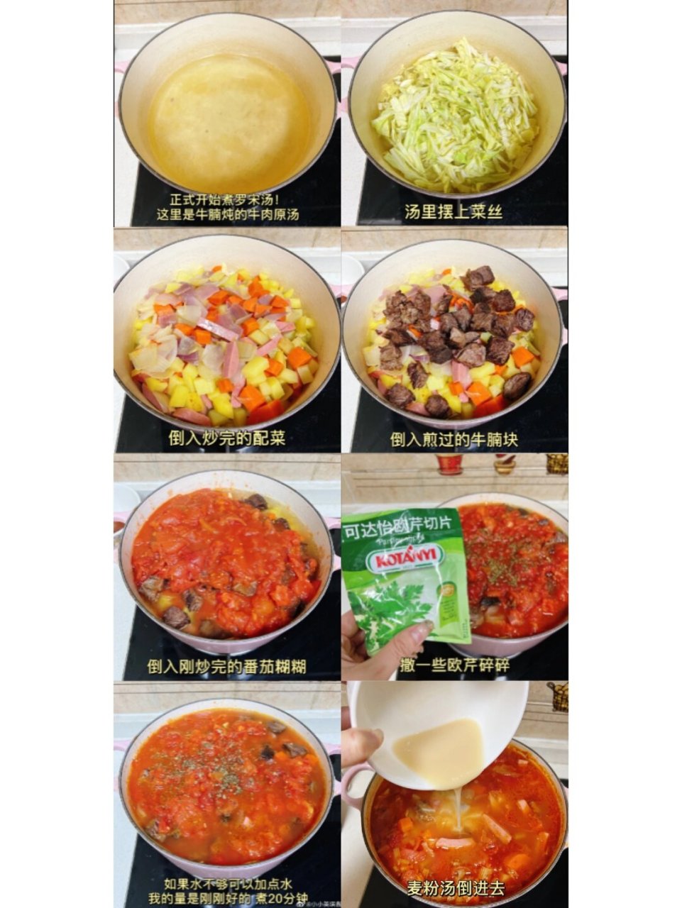 罗宋汤做法!