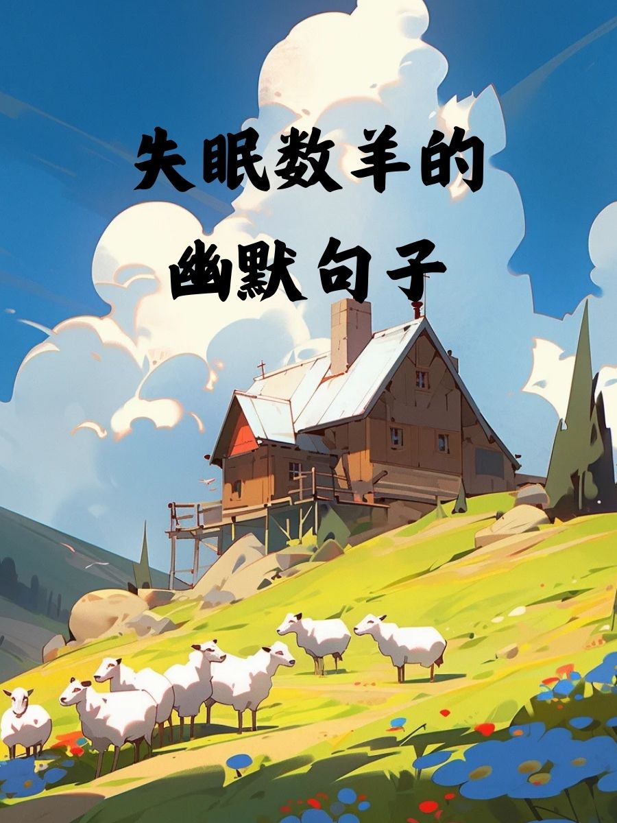 失眠数羊的幽默句子 1. "数羊?数牛吧!"