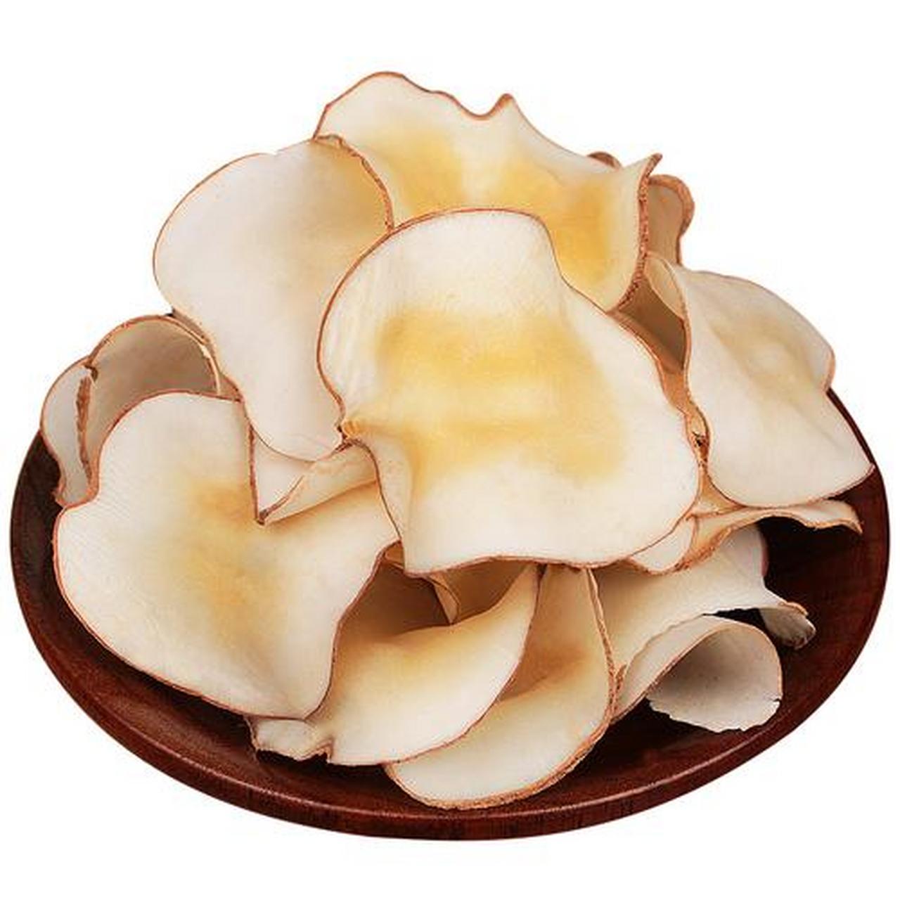 十大煲汤食材药材之一海底椰  海底椰果肉细白,美味可口,果汁稠浓至