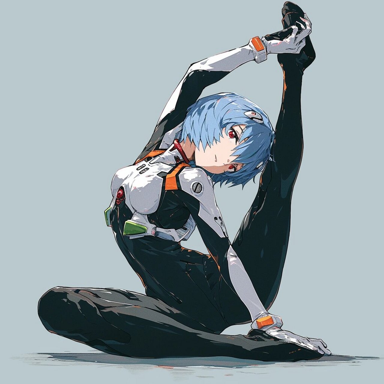 绫波丽的瑜伽时间  在众多动漫角色中,有一位名字如清风般飘逸,形象如