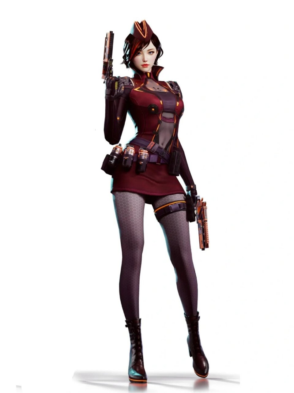 每天认识个cf女角色  在充满硝烟与战火的《穿越火线》世界里,有这样