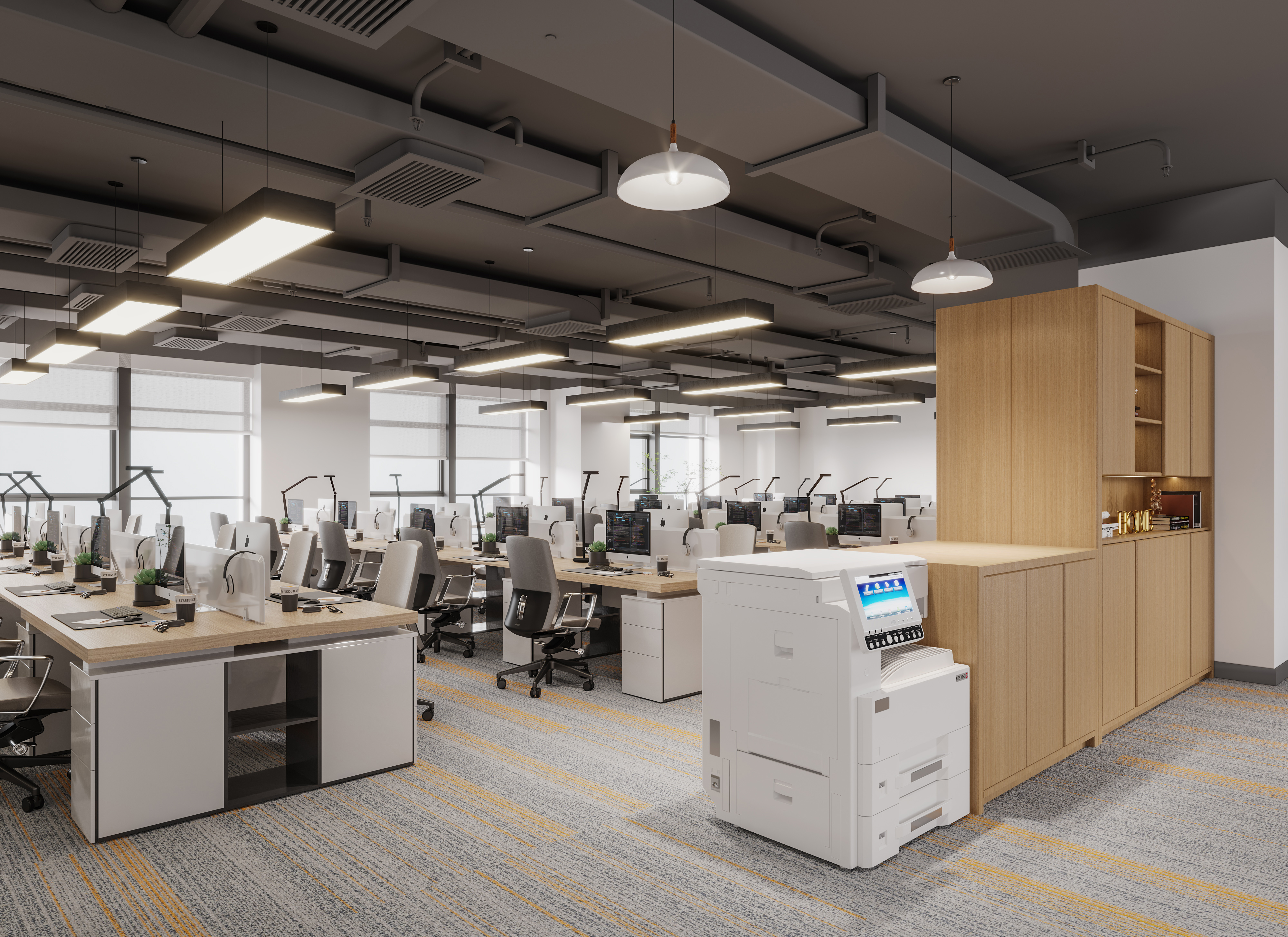 装修效果图分享,打造简洁高效的办公环境#南京装修公司# #办公室装修