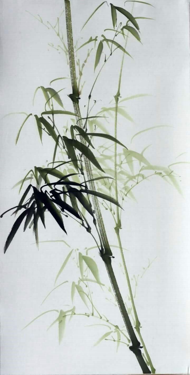 国画墨竹图:东方的诗意与浪漫