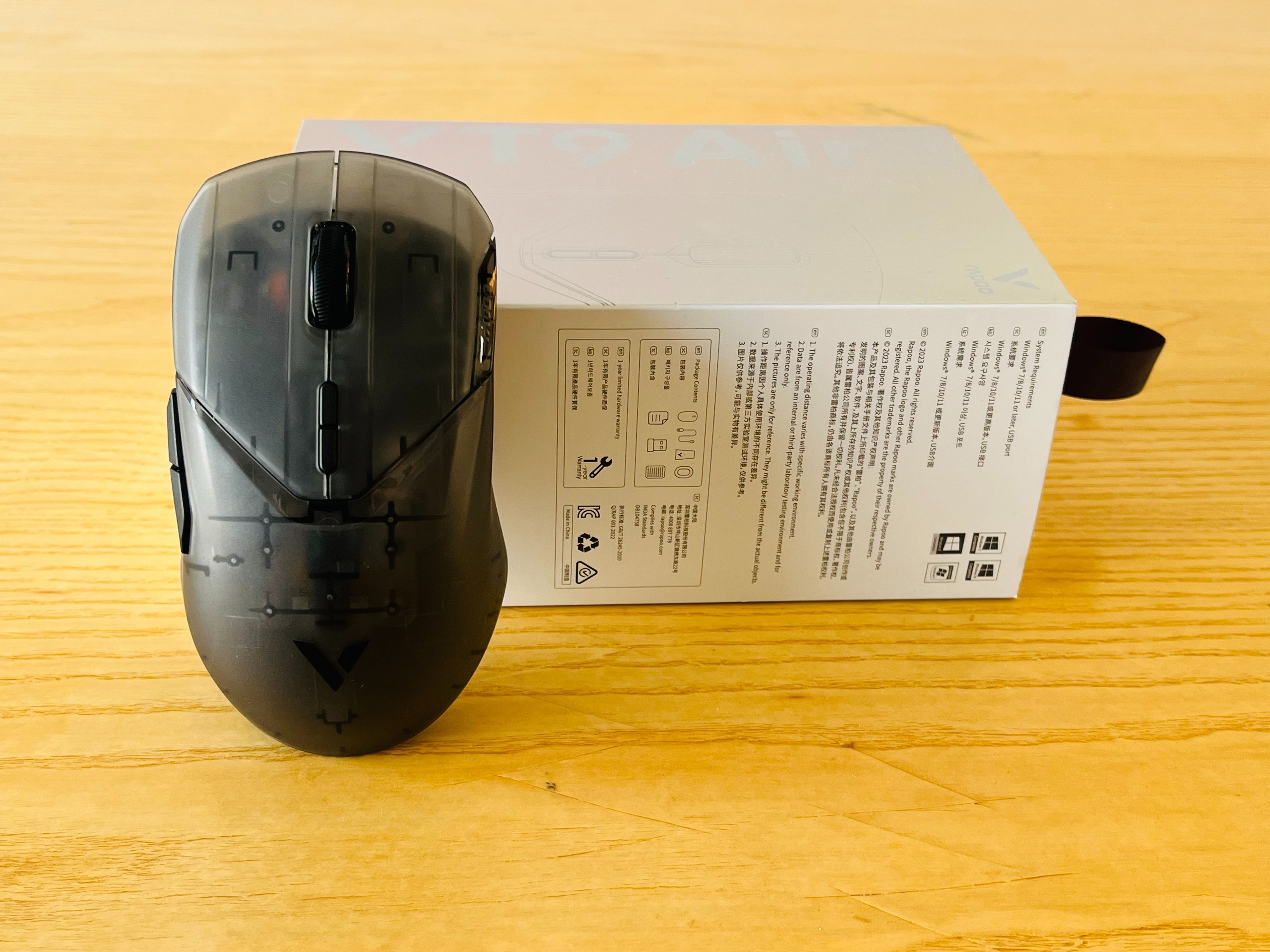 手感舒适操作精准雷柏vt9air游戏鼠标带给你无以伦比的体验