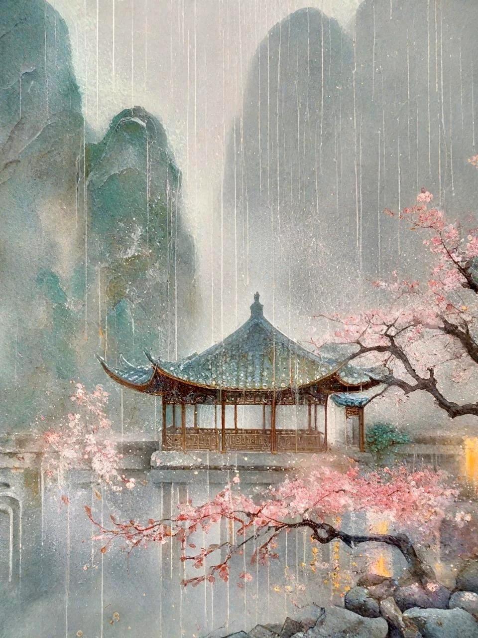 东北春风至飘飘带雨来21首诗词沥沥春雨裹挟着多少身世飘零