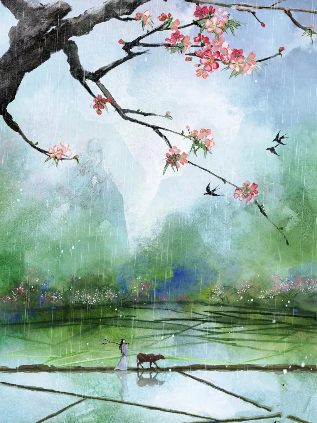 东北春风至飘飘带雨来21首诗词沥沥春雨裹挟着多少身世飘零