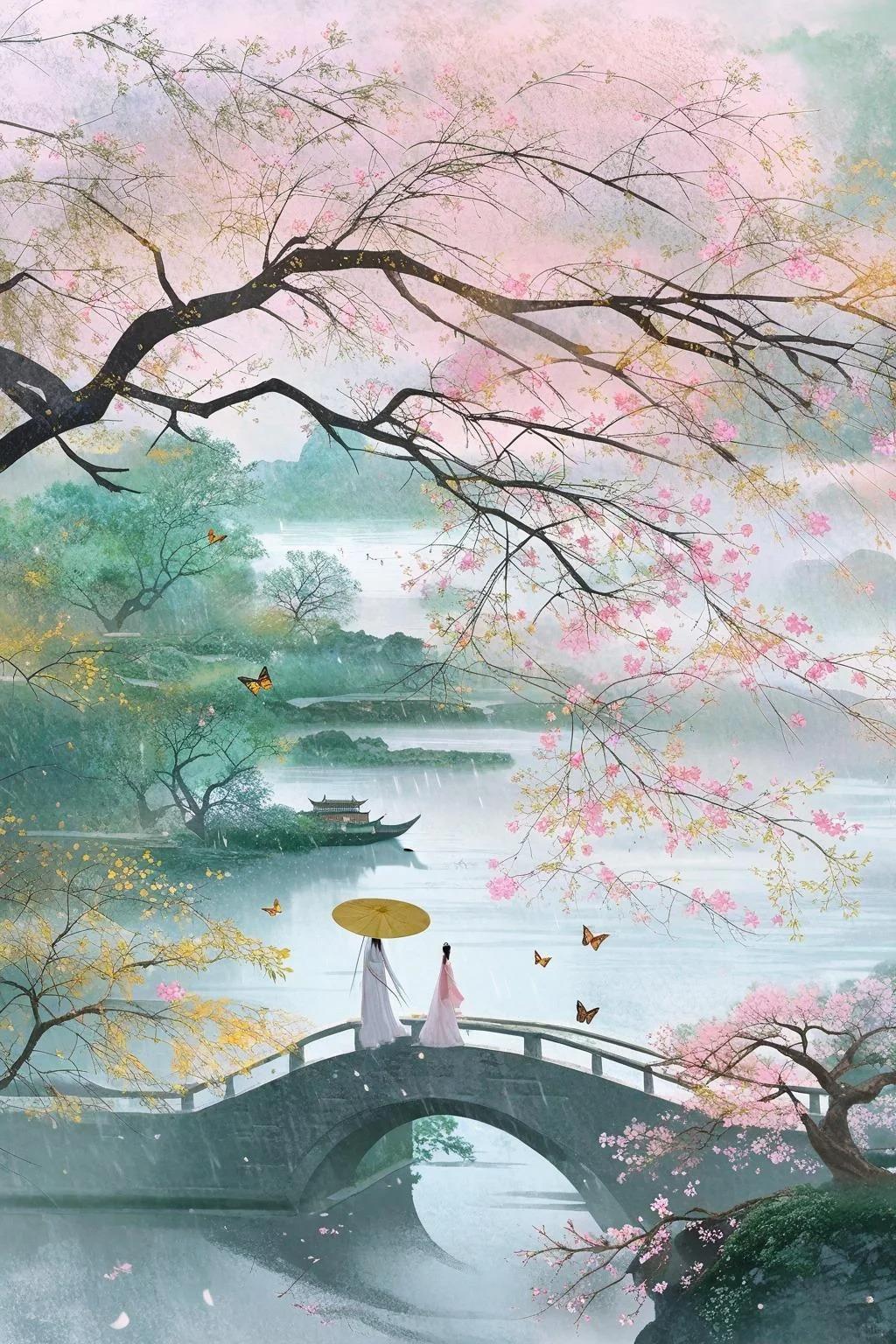 东北春风至飘飘带雨来21首诗词沥沥春雨裹挟着多少身世飘零