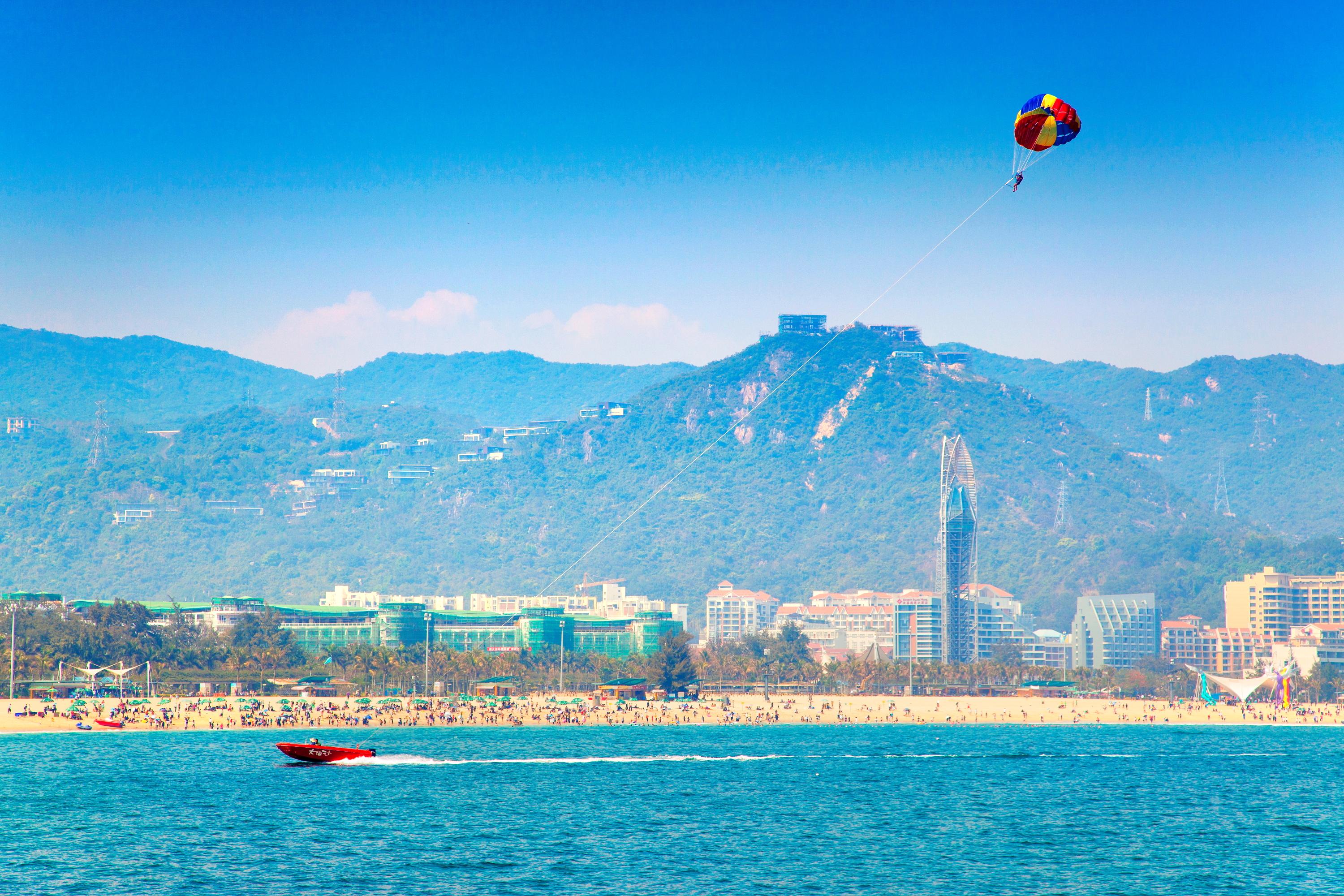 大梅沙风景照图片