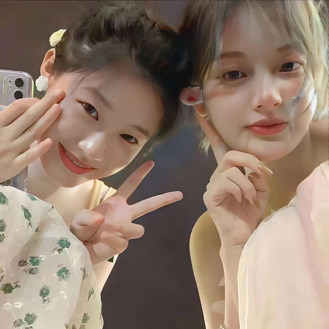 甜甜的wechat姐妹头像