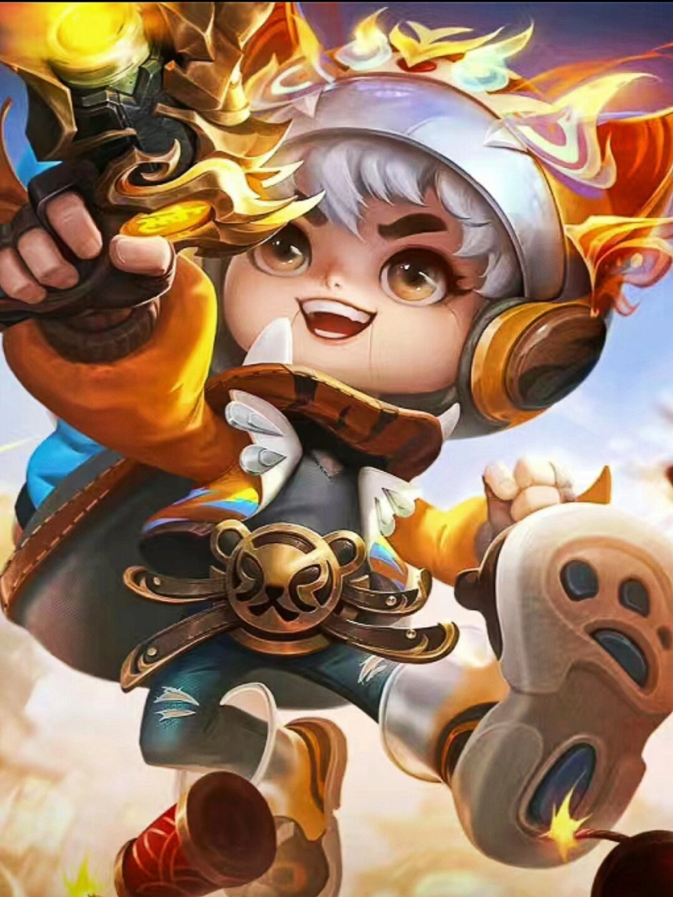 鲁班七号  鲁班七号:机械之心,智慧之光7899  在繁华的王者大陆中