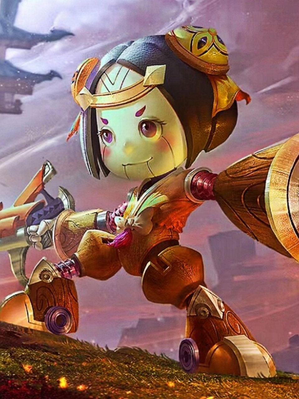 鲁班七号  鲁班七号:机械之心,智慧之光7899  在繁华的王者大陆中