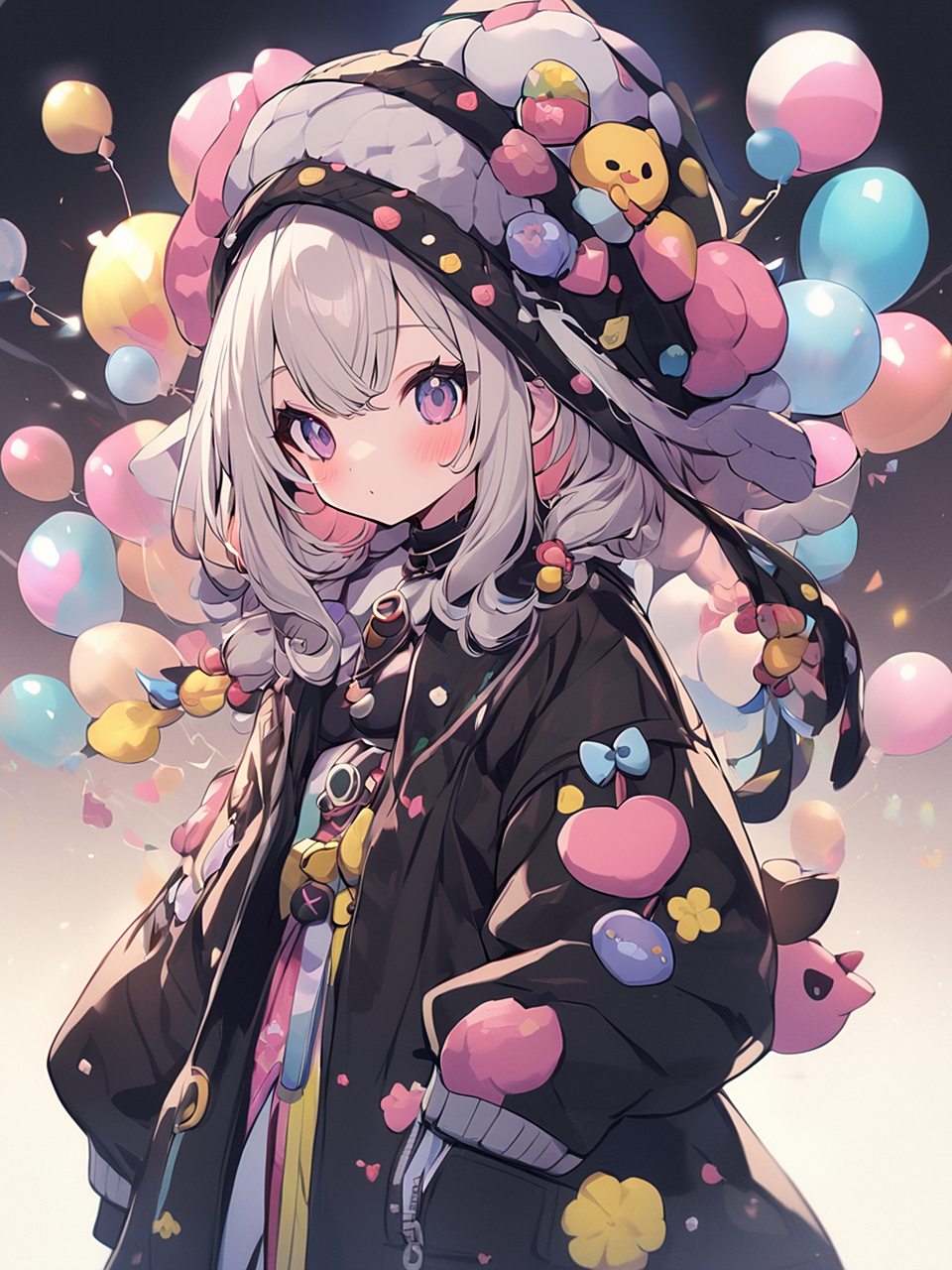 是可爱的银发少女,好耶[期待] 画师pixiv:shiyaku #二次元# #萝莉# #2