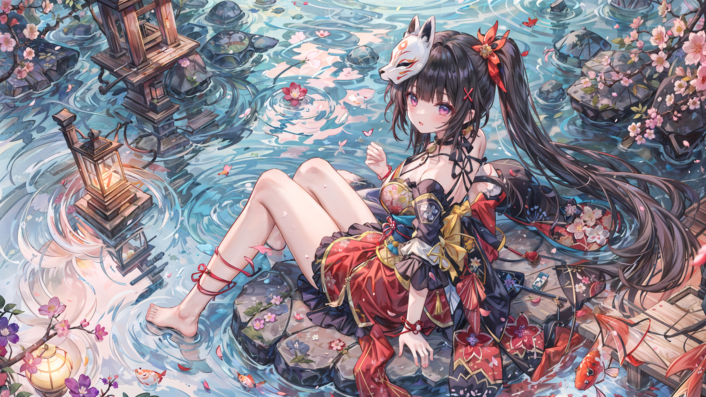 花火:开拓者[害羞]~想和我一起洗澡吗[害羞] 画师pixiv:komachan