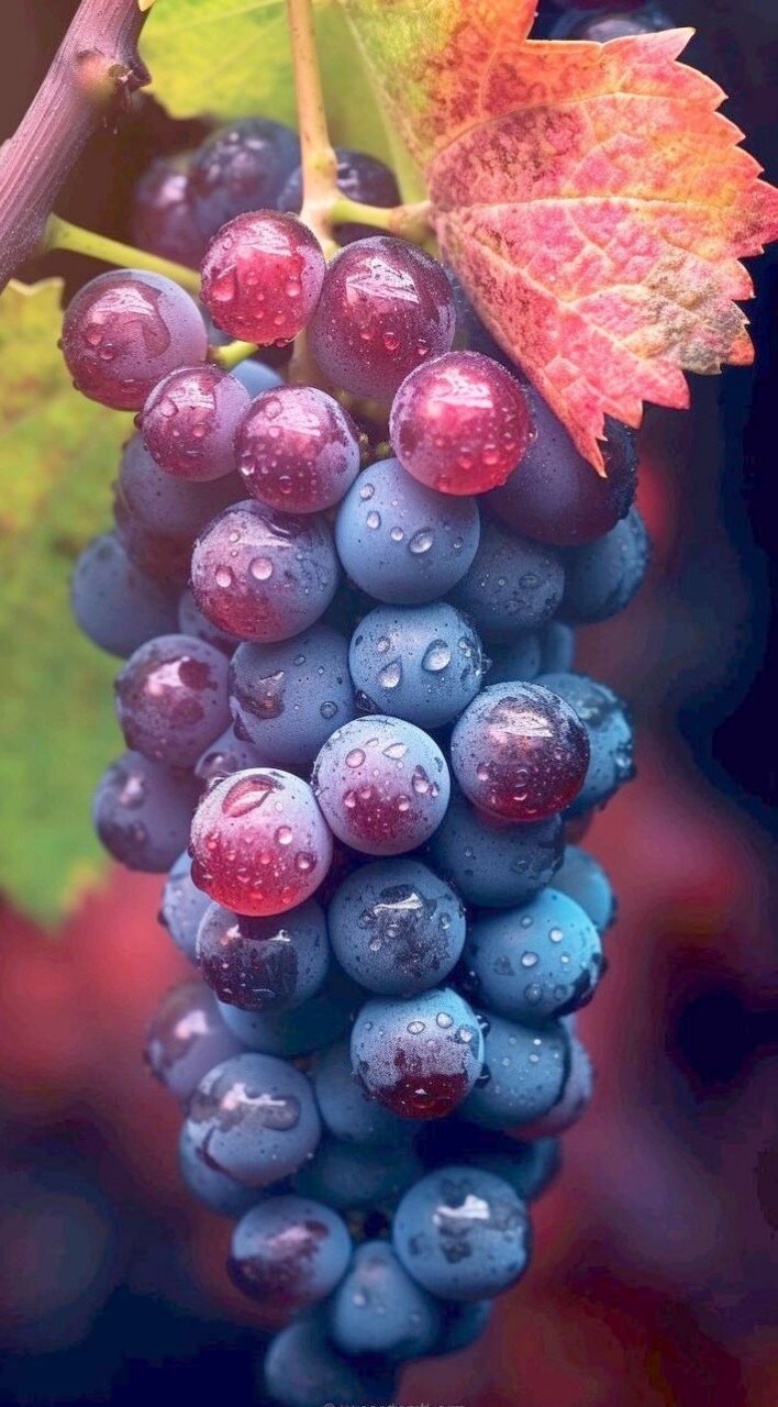 水果美图,葡萄与葡萄柚,一字之差差很远