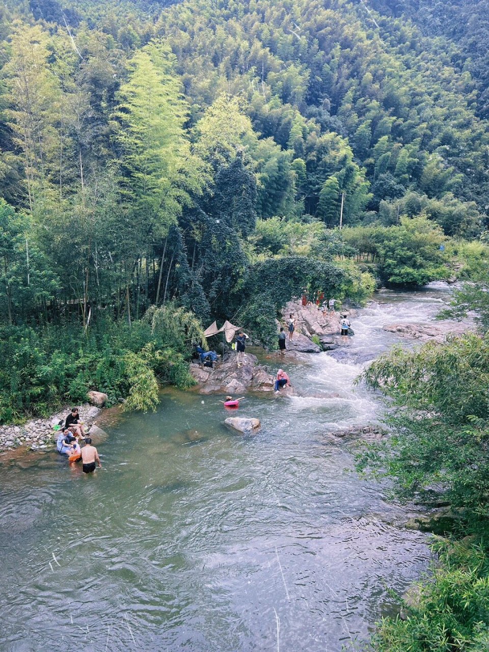 宁波溯溪芝林村浙东小九寨  满怀期待的自驾之旅,终于带我来到了美丽