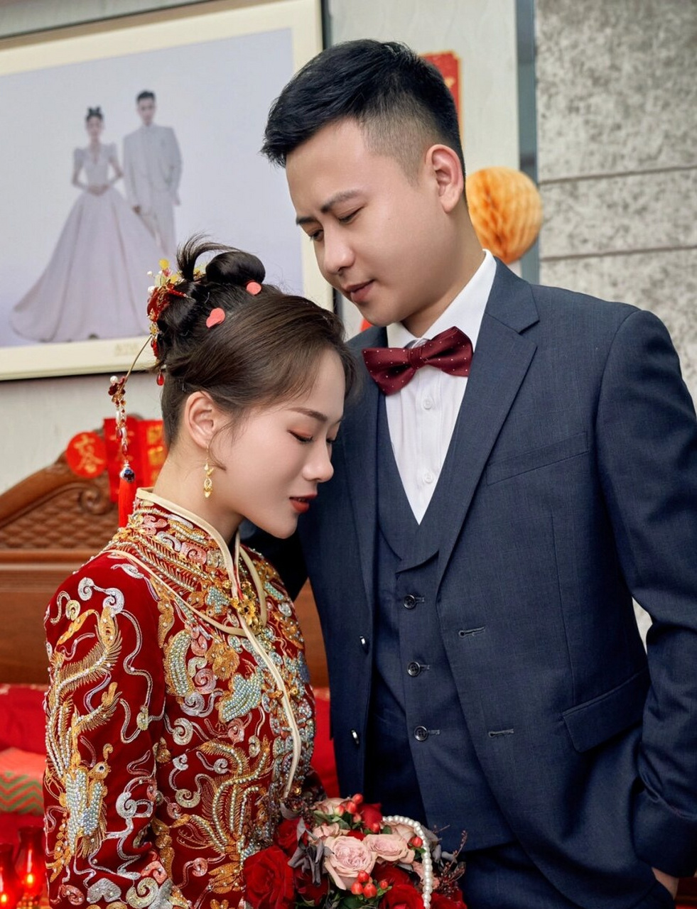 哇,西装搭配秀禾服迎亲出嫁好出片  93 我们的缘分如此美妙,出现在