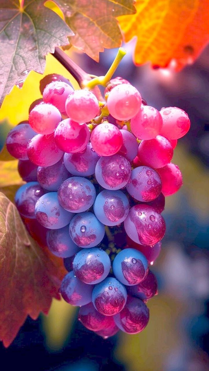 水果美图,葡萄与葡萄柚,一字之差差很远