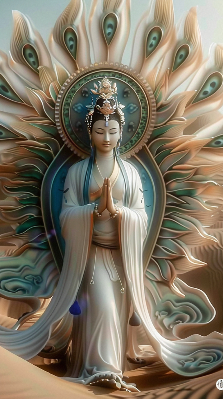 [原文:佛家传说 孔雀大明王菩萨]