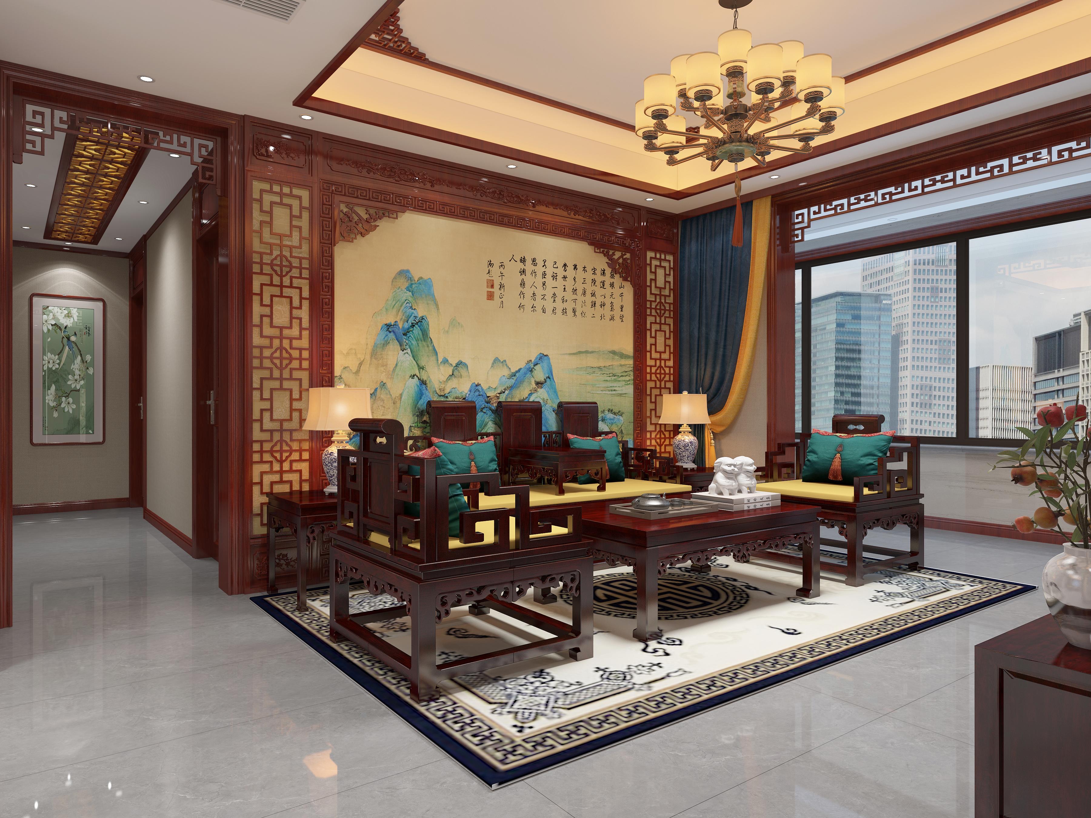 中式室内设计,展现古典大气之美.