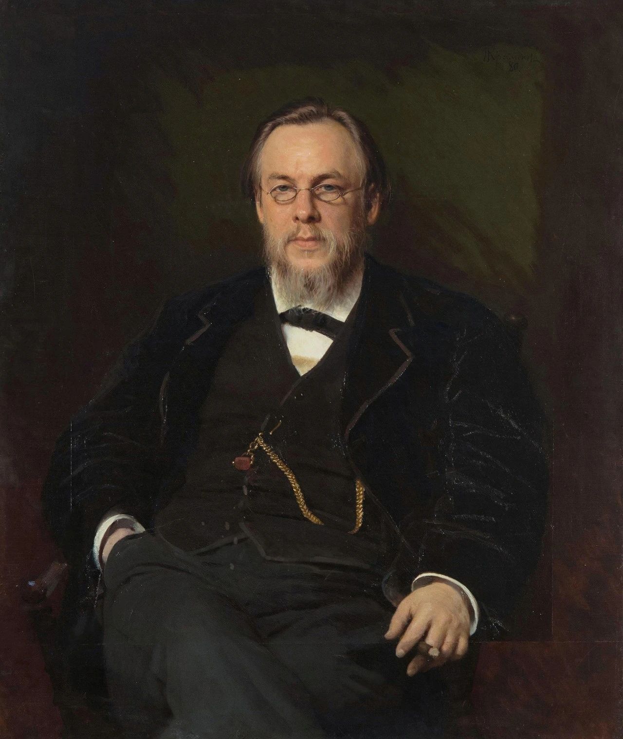 俄罗斯肖像画大师克拉姆斯柯依