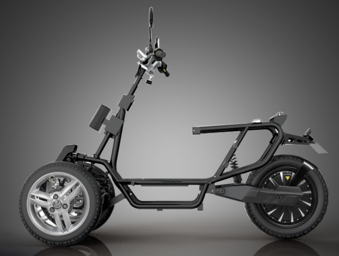 性能爆棚!压弯不会倒,平地冲刺很带感,2款倒三轮电动车来了!