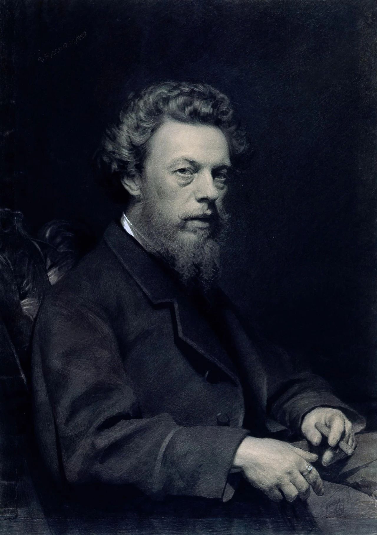 俄罗斯肖像画大师克拉姆斯柯依