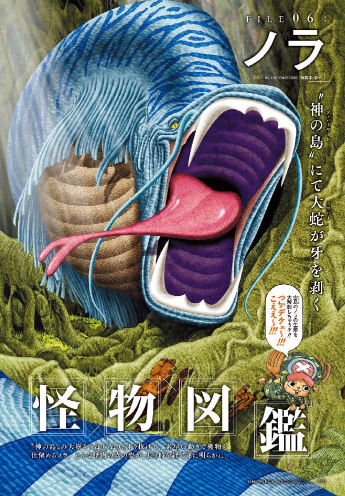 海贼王巨怪解剖图鉴那些拥有惊人尺寸的怪物和身体构造