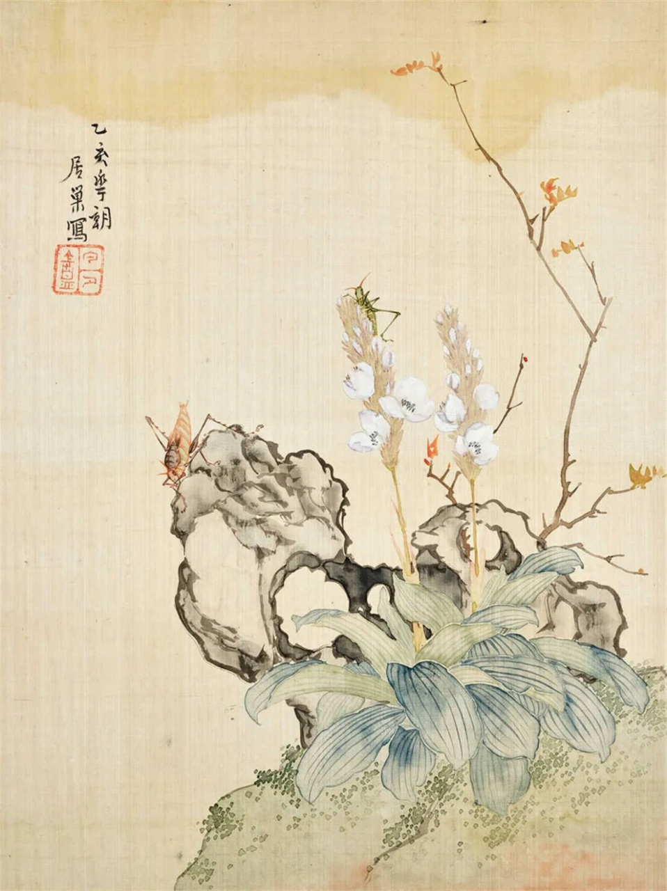居巢花鸟干净纯粹  在浩渺的艺术海洋中,居巢的花鸟画犹如一颗璀璨的