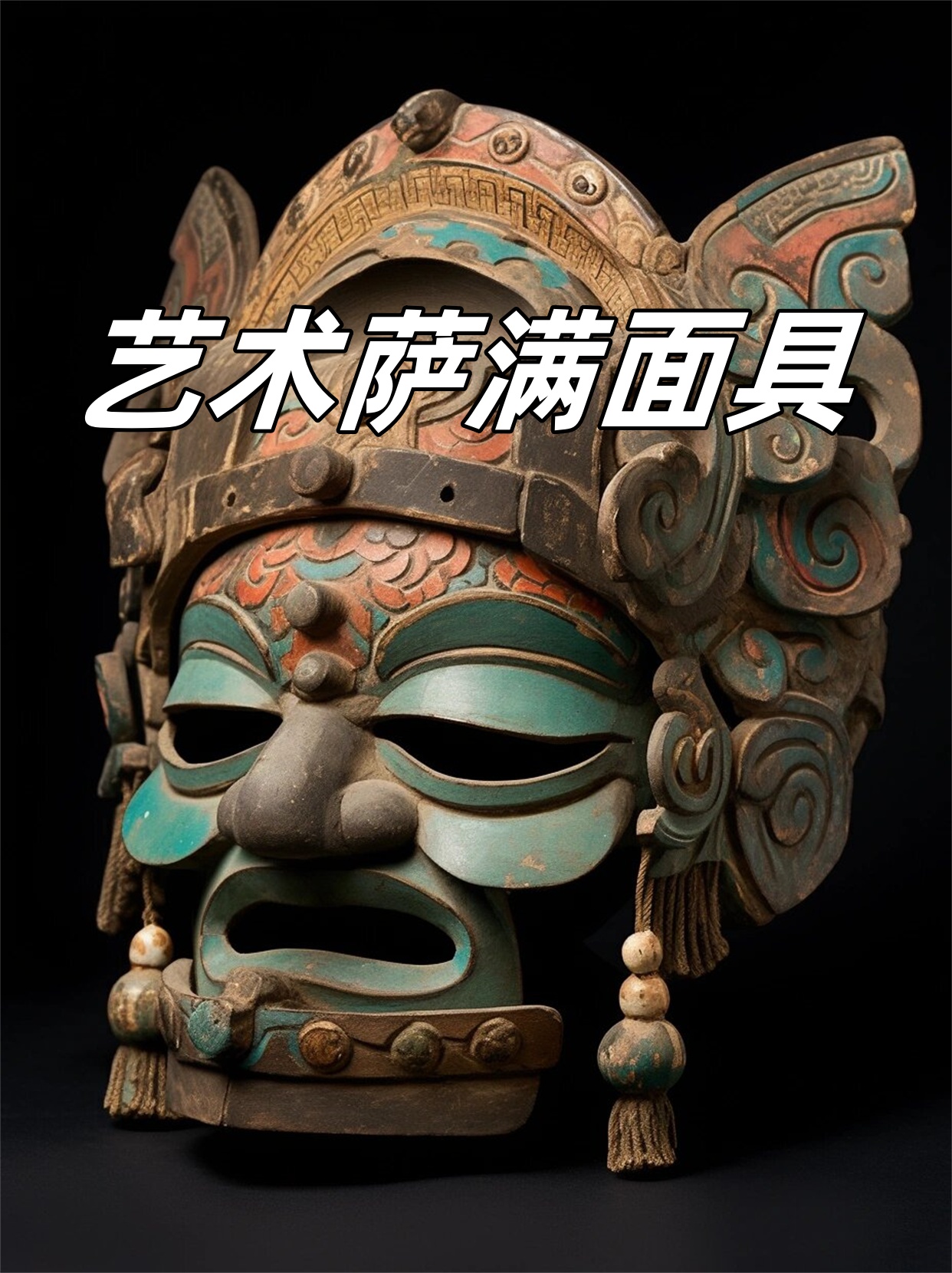 在艺术的广袤天地中,萨满面具以其独特的魅力,诠释着