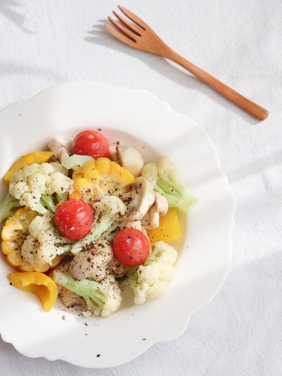 烤杂蔬|低脂低卡 少油少盐的低脂烤杂蔬,好吃又好看,快点试试吧.