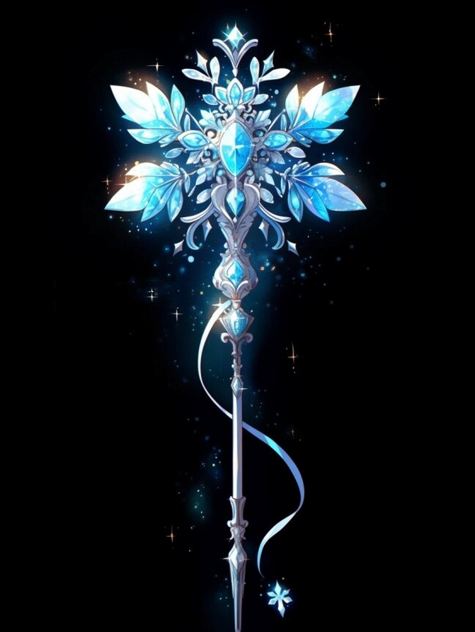 风花雪月 游戏法杖  💫 天空之舞 💫  当你握住这根法杖,仿佛能