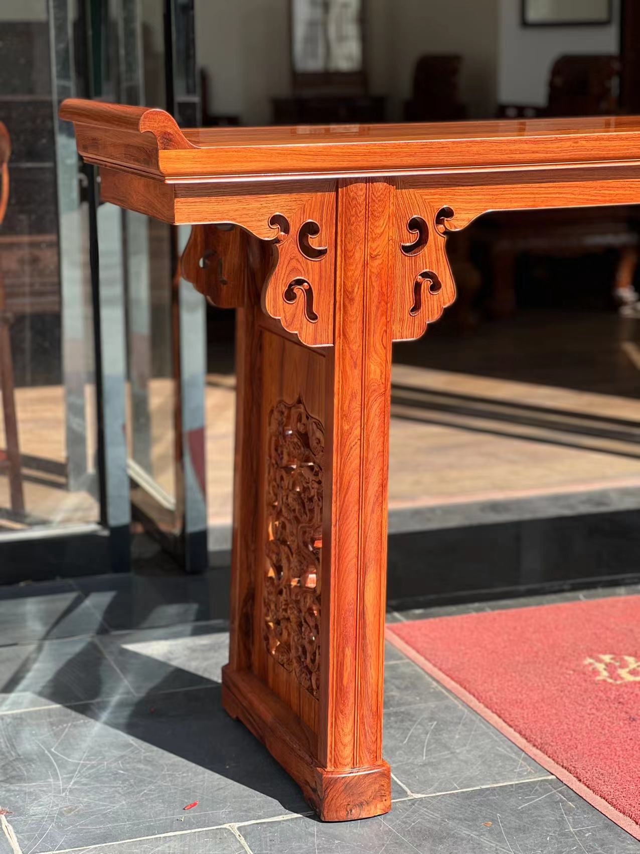 明式2.6米翘头案,历时一年终于成品