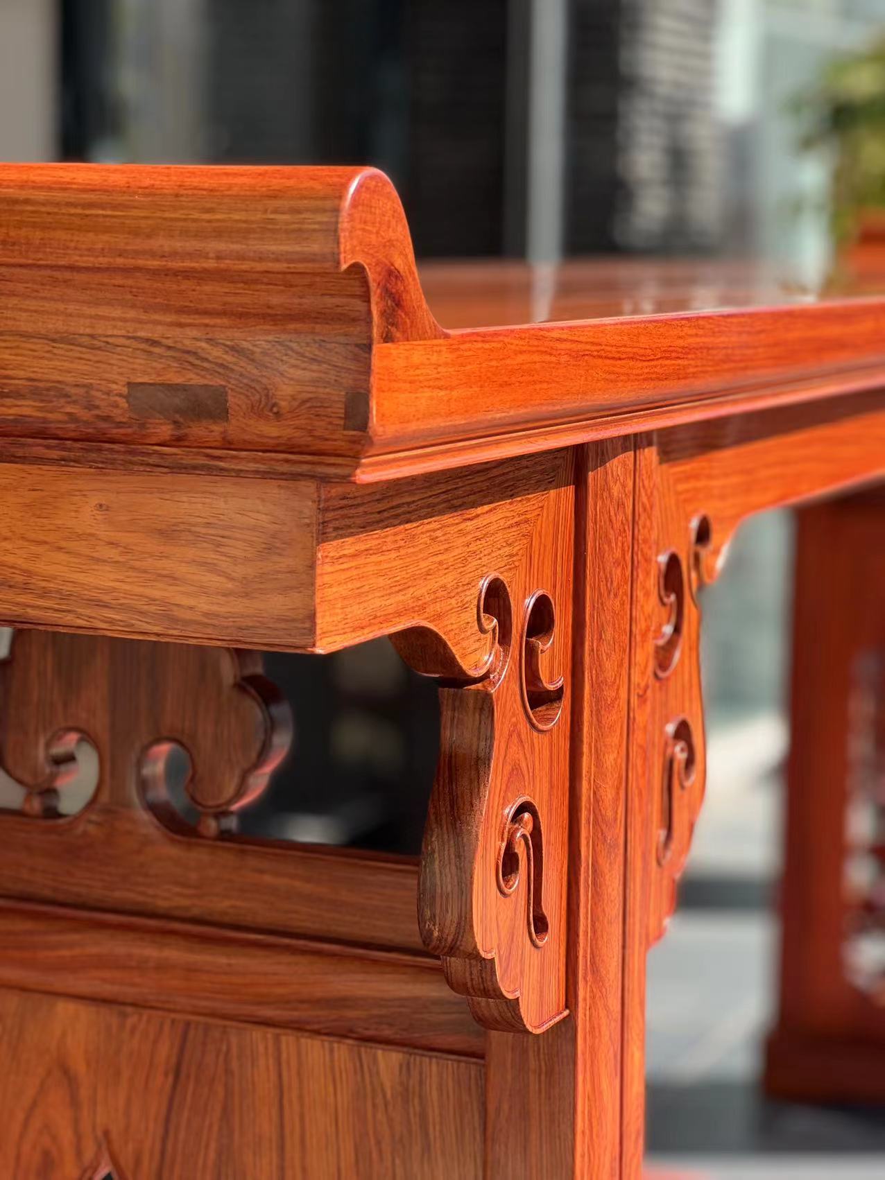 明式2.6米翘头案,历时一年终于成品